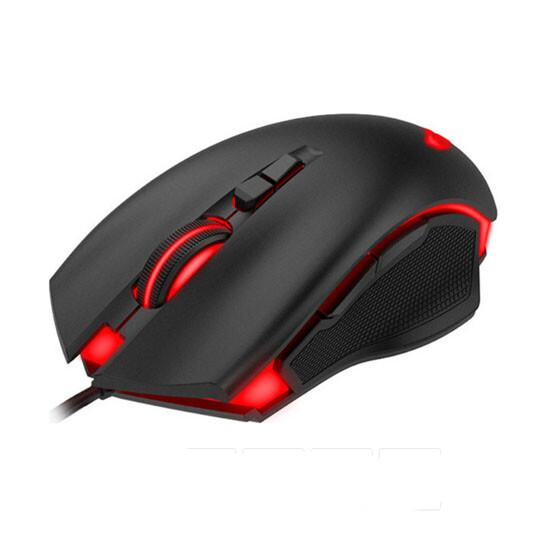 Havit Gaming Mouse HV-MS840 კომპიუტერული ტექნიკა, კომპიუტერის აქსესუარები ბრენდი: Havit პროდუქტის ტიპი: Gaming ინტერფეისი: USB კავშირი: Wired გარჩევადობა: 500-1000-1600-2400-4800DPI ფერი: black მაუსის წონა: 145 g ზომა: 128,6x70x40mm Havit Gaming Mouse HV-MS840