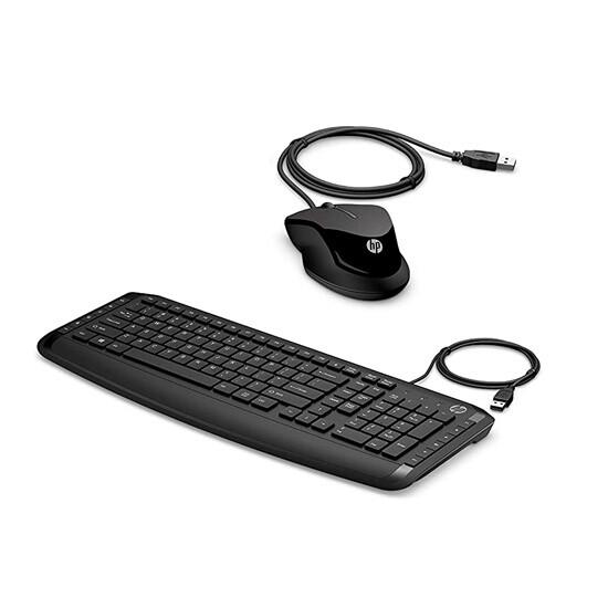 HP Pavilion Keyboard and Mouse 9DF28AA კომპიუტერული ტექნიკა, კომპიუტერის აქსესუარები ბრენდი: HP პროდუქტის ტიპი: Classic კავშირი: Wired ფერი: black ზომა: 18. HP Pavilion Keyboard and Mouse 9DF28AA