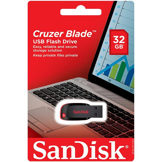 Sandisk Cruzer Blade 32GB კომპიუტერული ტექნიკა, კომპიუტერის აქსესუარები ბრენდი: Sandisk მეხსიერება: 32GB ინტერფეისი: USB 2. Sandisk Cruzer Blade 32GB