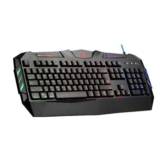 Defender Gaming Keyboard GK-120DL Werewolf კომპიუტერული ტექნიკა, კომპიუტერის აქსესუარები ბრენდი: Defender პროდუქტის ტიპი: Membrane პროდუქტის ტიპი: Gaming ინტერფეისი: USB კავშირი: Wired ფერი: black Defender Gaming Keyboard GK-120DL Werewolf