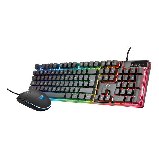 Trust GXT838 Azor Combo keyboard კომპიუტერული ტექნიკა, კომპიუტერის აქსესუარები ბრენდი: Trust პროდუქტის ტიპი: Gaming ინტერფეისი: USB კავშირი: Wired გარჩევადობა: 3000 DPI ფერი: black Trust GXT838 Azor Combo keyboard