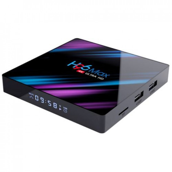 wifi receiver H96 Max Black კომპიუტერული ტექნიკა, კომპიუტერის აქსესუარები ბრენდი - H96 MAX ; ტიპი - სატელევიზიო ყუთი ; სისტემა - Android 9. wifi receiver H96 Max Black