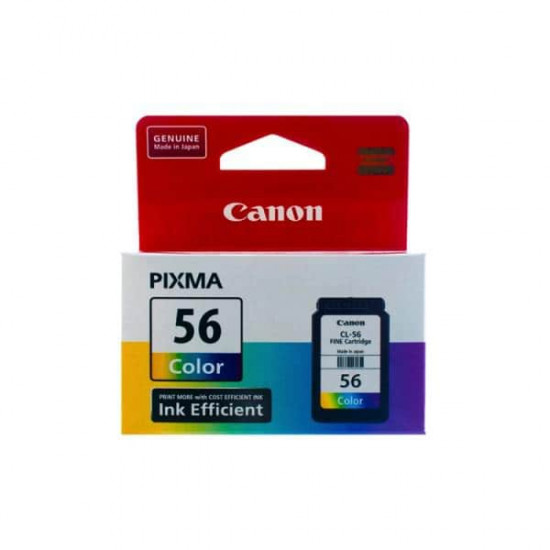 კარტრიჯი ჭავლური-Canon CL-56 Color Cartridge - 9064B001AA პრინტერები, საკანცელარიო მაღაზია ტიპიჭავლურიტიპიორიგინალიფერიფერადი მახასიათებლებიტიპი: ჭავლურიორიგინალი: კიფერი: ცისფერი, ყვითელი, იასამნისფერიმოცულობა: 12. კარტრიჯი ჭავლური-Canon CL-56 Color Cartridge - 9064B001AA