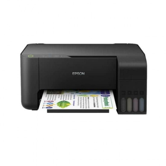 პრინტერი ჭავლური-Epson L3110 Multifunction Printer - C11CG87405 პრინტერები, საკანცელარიო მაღაზია მოწყობილობის ტიპიმრავალფუნქციური მოწყობილობებიფუნქციაბეჭდვასკანირებაკოპირებაბეჭდვის ტიპიფერადიტიპიჭავლურიქაღალდის ფორმატიA4ბეჭდვის გაფართოება 5760 x 1440 dpiბეჭდვის მაქსიმალური ზომა210 x 297 მმსკანირები პრინტერი ჭავლური-Epson L3110 Multifunction Printer - C11CG87405