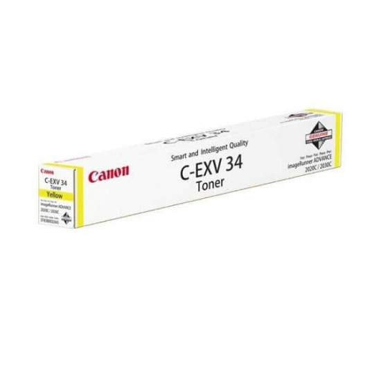 ტონერი-Canon C-EXV34 Toner Yellow - 3785B002AA პრინტერები, საკანცელარიო მაღაზია ტიპიორიგინალი დანიშნულებალაზერული პრინტერისთვისთავსებადი პრინტერებიCanon: iRC2020, iRC2030, iRC2220l, iRC2220i, iRC2225, iRC2225iრესურსი19 000 გვერდიფერიყვითელი ტონერი-Canon C-EXV34 Toner Yellow - 3785B002AA