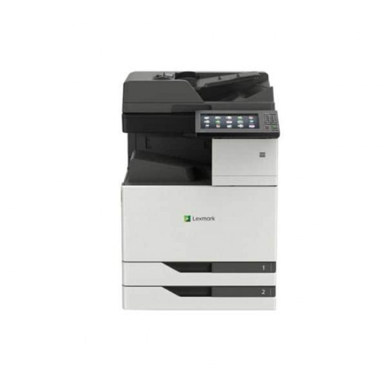 პრინტერი ლაზერული-Lexmark CX921de colour laser multifunction printer პრინტერები, საკანცელარიო მაღაზია მოწყობილობის ტიპიმრავალფუნქციური მოწყობილობებიფუნქციაბეჭდვასკანირებაკოპირებაფაქსიბეჭდვის ტიპიფერადიტიპილაზერულიქაღალდის ფორმატიA3ბეჭდვის გაფართოება1200 x 1200 dpi (შავ-თეთრი); 1200 x 1200 dpi (ფერა პრინტერი ლაზერული-Lexmark CX921de colour laser multifunction printer