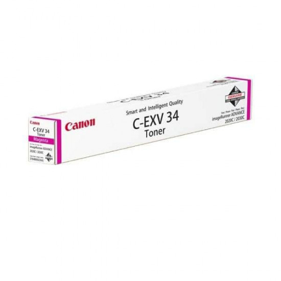 ტონერი-Canon C-EXV34 Toner Magenta - 3784B002AA პრინტერები, საკანცელარიო მაღაზია ტიპიორიგინალი დანიშნულებალაზერული პრინტერისთვისთავსებადი პრინტერებიCanon: iRC2020, iRC2030, iRC2220l, iRC2220i, iRC2225, iRC2225iრესურსი19 000 გვერდიფერიმეწამური ტონერი-Canon C-EXV34 Toner Magenta - 3784B002AA