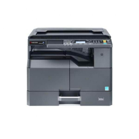 მრავალფუნქციური პრინტერი-KYOCERA TASKalfa 2201 MFP Printer - 1102NG3NL0 პრინტერები, საკანცელარიო მაღაზია მოწყობილობის ტიპიმრავალფუნქციური მოწყობილობებიფუნქციაბეჭდვასკანირებაკოპირებაფაქსიბეჭდვის ტიპიმონოქრომულიტიპილაზერულიქაღალდის ფორმატიA3ბეჭდვის გაფართოება600 x 600 dpiბეჭდვის სიჩქარე22 გვ/წთ (შავ- მრავალფუნქციური პრინტერი-KYOCERA TASKalfa 2201 MFP Printer - 1102NG3NL0