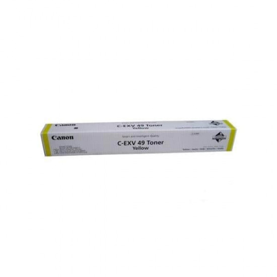ტონერი-Canon C-EXV 49 Toner Yellow - 8527B002AA პრინტერები, საკანცელარიო მაღაზია ტიპიორიგინალი დანიშნულებალაზერული პრინტერისთვისთავსებადი პრინტერებიCanon: C3320; C325i; C330iრესურსი19 000 გვერდიფერიყვითელი ტონერი-Canon C-EXV 49 Toner Yellow - 8527B002AA