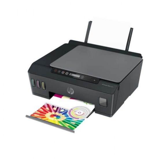 პრინტერი-HP Smart Tank 500 AiO Printer - 4SR29A პრინტერები, საკანცელარიო მაღაზია მოწყობილობის ტიპიმრავალფუნქციური მოწყობილობებიფუნქციაბეჭდვასკანირებაკოპირებაბეჭდვის ტიპიფერადიტიპიჭავლურიქაღალდის ფორმატიA4ბეჭდვის გაფართოება1200 x 1200 dpi (შავ-თეთრი); 4800 x 1200 dpi (ფერადი)ბეჭდვის მაქსიმალური ზომა პრინტერი-HP Smart Tank 500 AiO Printer - 4SR29A