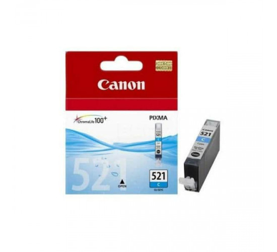 კარტრიჯი-Canon CLI-521C Cyan Original Ink Cartridge - 2934B004AA