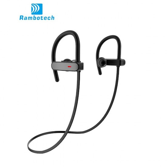 Rambo Tech (Model AU-14) RU10 Wireless headset ყურსასმენი, კომპიუტერული ტექნიკა ბრენდი: RAMBO TECHმოდელი: AU-14 (RU10 უკაბელო ყურსასმენი) წყალგაუმტარიBluetooth V4. Rambo Tech (Model AU-14) RU10 Wireless headset