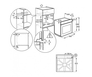 ელექტრო ღუმელი Electrolux KODEH70X