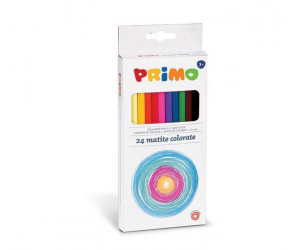 ფერადი ფანქრების შეკვრა Set with 24 coloured pencils
