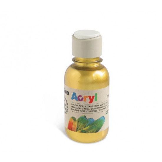 აკრილის საღებავი 125920 Acrylic paint 125 ml bottle with flow control cap gold საკანცელარიო და საოფისე აკრილის საღებავი 125920 Acrylic paint 125 ml bottle with flow control cap gold აკრილის საღებავი 125920 Acrylic paint 125 ml bottle with flow control cap gold