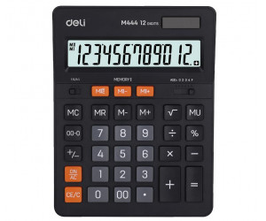 კალკულატორი დიდი 12 თანრიგიანი M444 , DELI