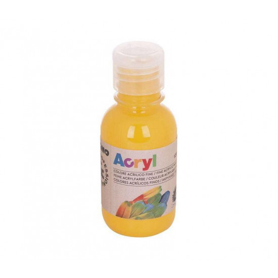 აკრილის საღებავი 125220 Acrylic paint 125 ml bottle with flow control cap medium yellow საკანცელარიო და საოფისე აკრილის საღებავი 125220 Acrylic paint 125 ml bottle with flow control cap medium yellow აკრილის საღებავი 125220 Acrylic paint 125 ml bottle with flow control cap medium yellow