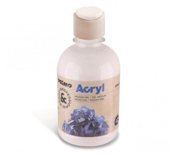 აკრილის საღებავი Acrylic medium gel in 300 ml bottle. 400MG300