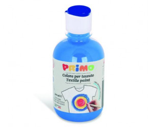 აკრილის საღებავი Textile acrylic paint, bottle 300 ml with flow-control cap,cyan 501. 411TX300501 PRIMO
