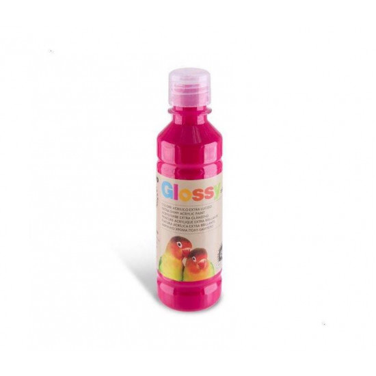 აკრილის საღებავი GLOSSY acrylic paint bottle 250 ml with flow-control cap magenta 301. 250301 საკანცელარიო და საოფისე აკრილის საღებავი GLOSSY acrylic paint bottle 250 ml with flow-control cap magenta 301. აკრილის საღებავი GLOSSY acrylic paint bottle 250 ml with flow-control cap magenta 301. 250301
