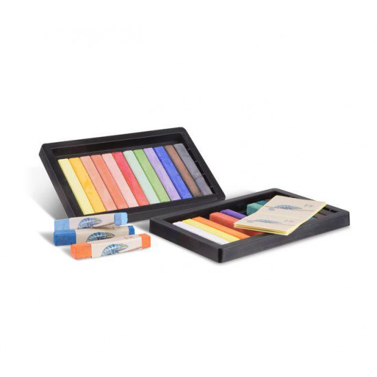 ცარცი Soft pastel chalks. Cardboard box of 24 colours. 021GC24I საკანცელარიო და საოფისე ცარცი Soft pastel chalks. ცარცი Soft pastel chalks. Cardboard box of 24 colours. 021GC24I