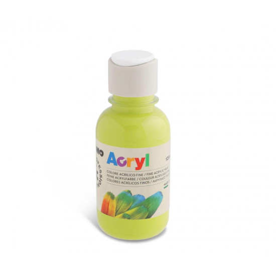 აკრილის საღებავი 125600 Acrylic paint 125 ml bottle with flow control cap light green საკანცელარიო და საოფისე აკრილის საღებავი 125600 Acrylic paint 125 ml bottle with flow control cap light green აკრილის საღებავი 125600 Acrylic paint 125 ml bottle with flow control cap light green