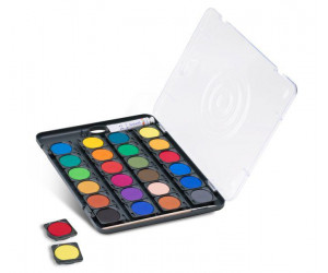 აკვარელი Watercolour tablets 24x30mm,remov. trays PRIMO