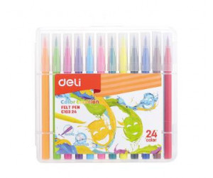 ფლომასტერი 24 ფერი Deli Stationery