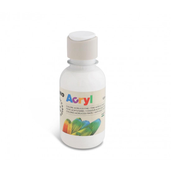 აკრილის საღებავი Fine acrylic paint bottle 125 ml Hobby Line WHITE 125100 საკანცელარიო და საოფისე აკრილის საღებავი Fine acrylic paint bottle 125 ml Hobby Line WHITE 125100 აკრილის საღებავი Fine acrylic paint bottle 125 ml Hobby Line WHITE 125100