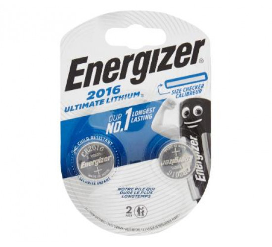 Energizer 2016 BP2 ლითიუმ ელემენტი-ღილაკი 2ც შეკრა