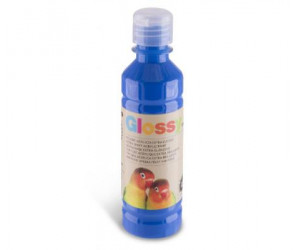 აკრილის საღებავი GLOSSY acrylic paint, bottle 250 ml with flow-control cap, CYAN 501. 428TAG250501 PRIMO