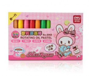 ზეთოვანი პასტელი Deli Stationery 24 ფერი