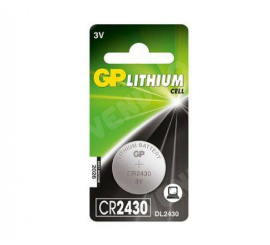 ელემენტი GPPBL2430037 CR2430-2U1 Lithium Button Cell 3.0V GP