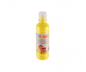 აკრილის საღებავი GLOSSY acrylic paint, bottle 250 ml with flow-control cap, yellow 201. 428TAG250201 PRIMO