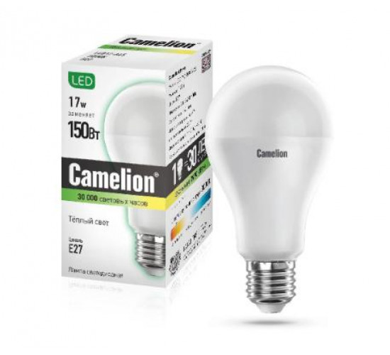Led Lamp LED17-A65 830 E27 ნათურა ლედ განათებით ეკონომიური 17 ვატი
