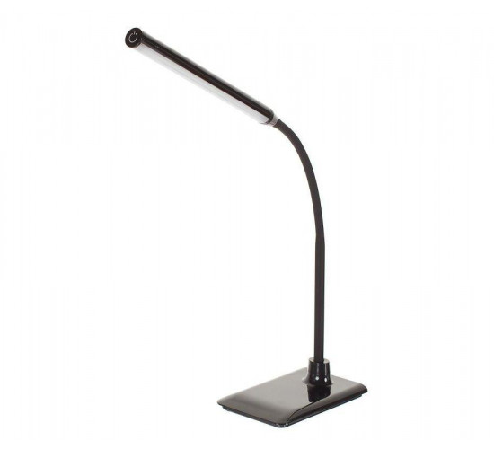 Led Desk Lamps Black 6 ვატიანი მაგიდის სანათი ლედ ნათებით თეთრი კაშკაშის 4 დონე