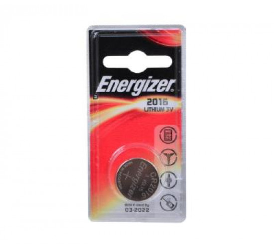 Energizer 2016 ლითიუმ ელემენტი-ღილაკი 1ც შეკრა