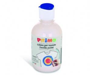აკრილის საღებავი Textile acrylic paint, bottle 300 ml with flow-control cap,white 100. 411TX300100 PRIMO