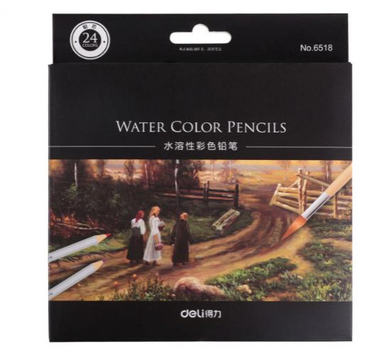 ფერადი ფანქარი 24 ფერი Deli Stationery