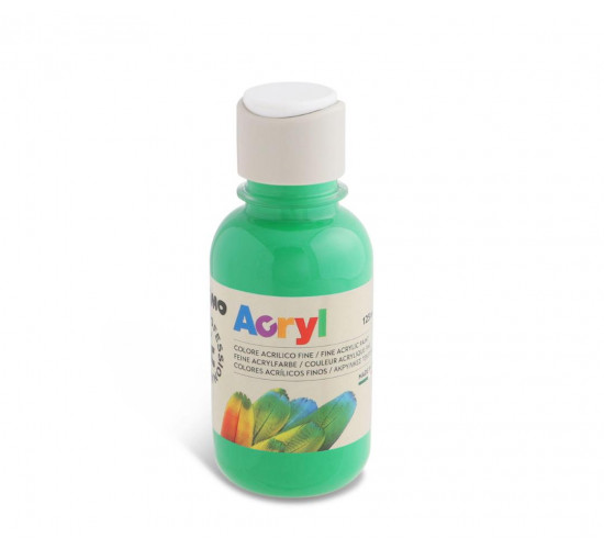 აკრილის საღებავი 125610 Acrylic paint 125 ml bottle with flow control cap bright green