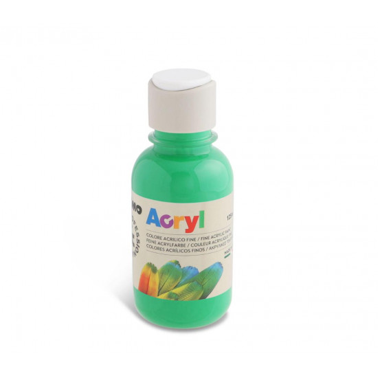 აკრილის საღებავი 125610 Acrylic paint 125 ml bottle with flow control cap bright green საკანცელარიო და საოფისე აკრილის საღებავი 125610 Acrylic paint 125 ml bottle with flow control cap bright green აკრილის საღებავი 125610 Acrylic paint 125 ml bottle with flow control cap bright green