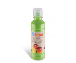 აკრილის საღებავი GLOSSY acrylic paint, bottle 250 ml with flow-control cap, LIGHT GREEN 600. 428TAG250600 PRIMO