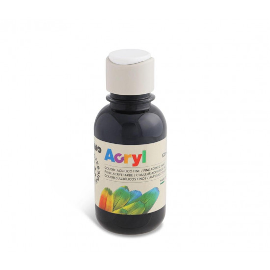 აკრილის საღებავი Fine acrylic paint bottle 125 ml Hobby Line BLACK 125800 საკანცელარიო და საოფისე აკრილის საღებავი Fine acrylic paint bottle 125 ml Hobby Line BLACK 125800 აკრილის საღებავი Fine acrylic paint bottle 125 ml Hobby Line BLACK 125800