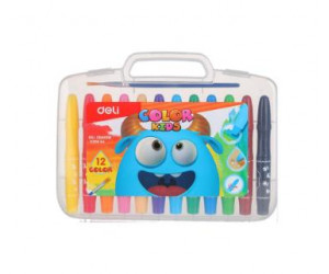 ზეთოვანი პასტელი Deli Stationery 12 ფერი