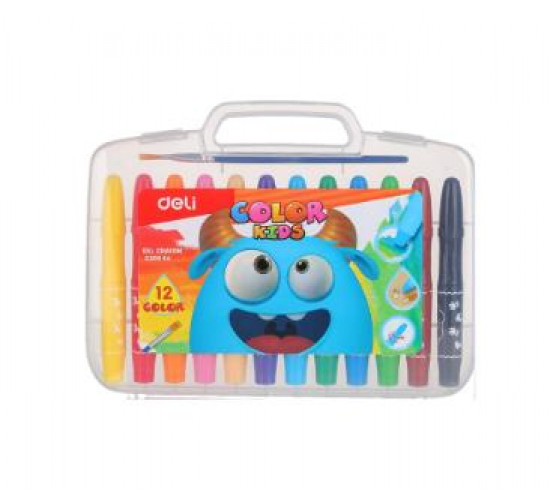 ზეთოვანი პასტელი Deli Stationery 12 ფერი