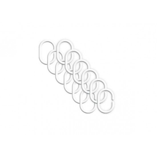 რგოლები ფარდის SHOWER RINGS WHITE (12 PCS) WHITE სახლი და ეზო, აბაზანის აქსესუარები რგოლები ფარდის SHOWER RINGS WHITE (12 PCS) WHITE განკუთვნილია ფარდის დასამაგრებლად, დამზადებულია მაღალხარისხიანი პლასტიკისგან. რგოლები ფარდის SHOWER RINGS WHITE (12 PCS) WHITE