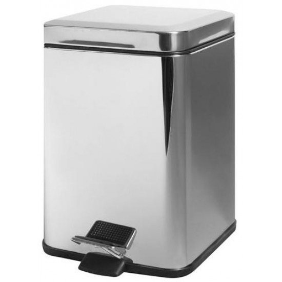 ურნა NIAGARA SQUARE PEDAL BIN 6L CHROME სახლი და ეზო, აბაზანის აქსესუარები body{margin:0;padding:8px;overflow:auto;width:100%;height:100%;} p{line-height:1. ურნა NIAGARA SQUARE PEDAL BIN 6L CHROME