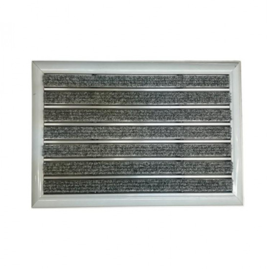 ფეხსაგები ალუმინის San Solution Sunmat-2 70x45 სმ. სახლი და ეზო, იატაკის საფარები ალუმინისგან დამზადებული ფეხსაგები, რომელსაც ქსოვილის ზედაპირი გააჩნია. ფეხსაგები ალუმინის San Solution Sunmat-2 70x45 სმ.