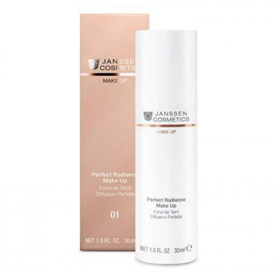 COSMETICS ტონალური კრემი RADIANCE MAKE UP 01 სუნამო და კოსმეტიკა Perfect Radiance Make Up არის ბუნებრივი იერსახის მაკიაჟის პროდუქტი ულტრაიისფერი გამოსხივების დაცვით. COSMETICS ტონალური კრემი RADIANCE MAKE UP 01