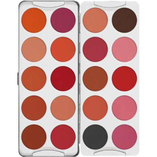 BLUSHER PALETTE 20 COLORS სუნამო და კოსმეტიკა Blusher Palette with 20 colors are ideal for professional use. BLUSHER PALETTE 20 COLORS